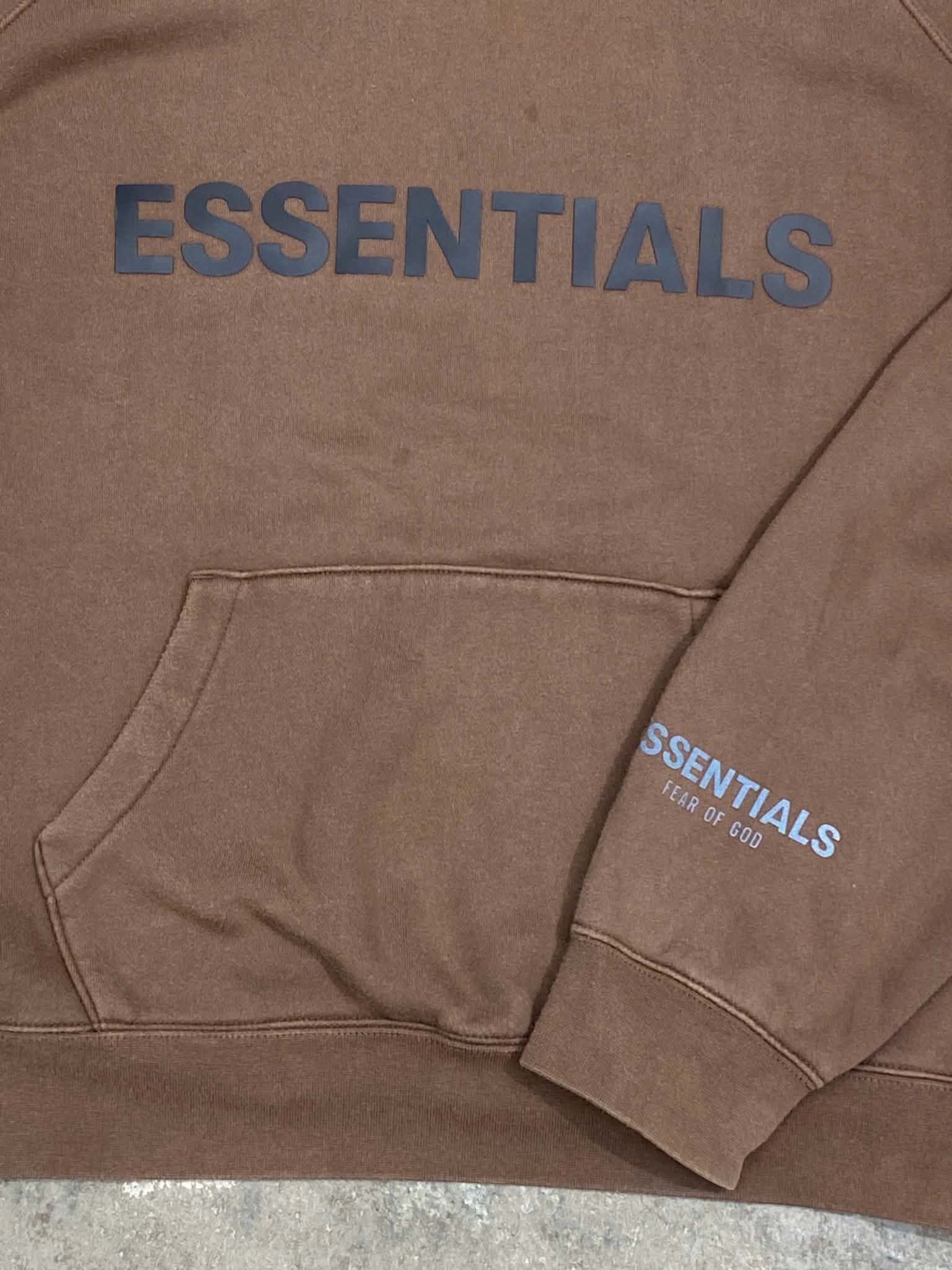  Essentials Hoodie (Brown) (Used) 
