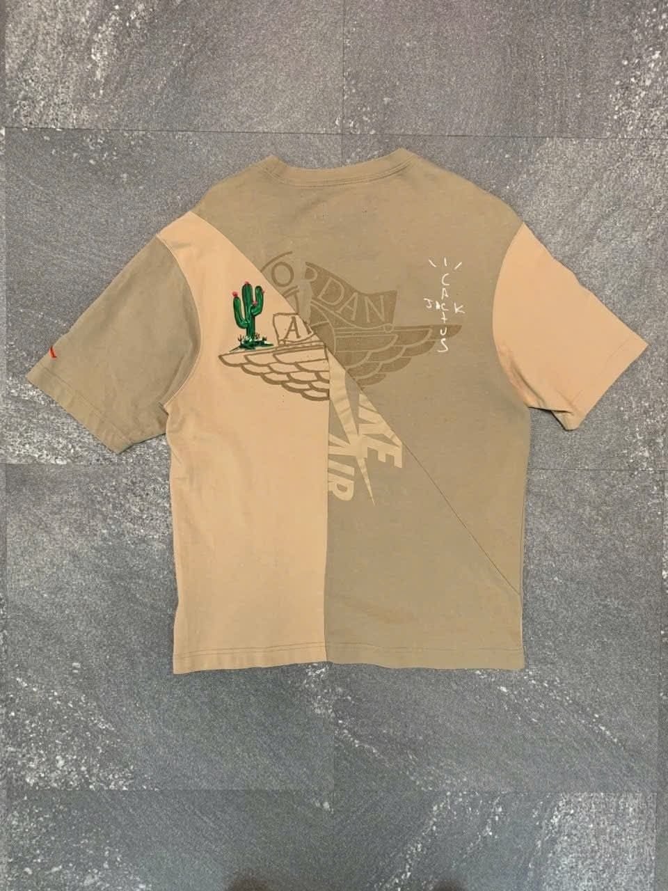  Travis Scott x Jordan Tee (Khaki) (Used) 