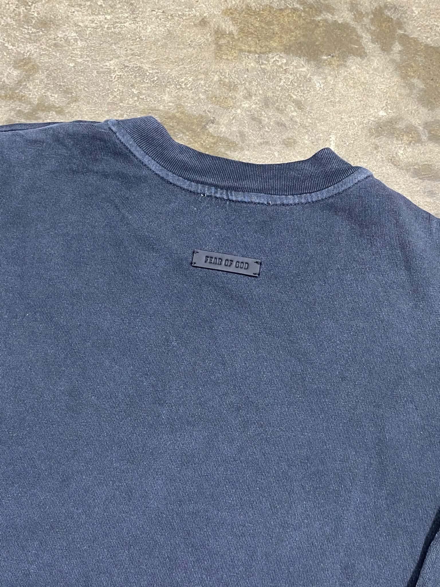  Fear Of God Long Sleeve Logo (Grey) (Used) 