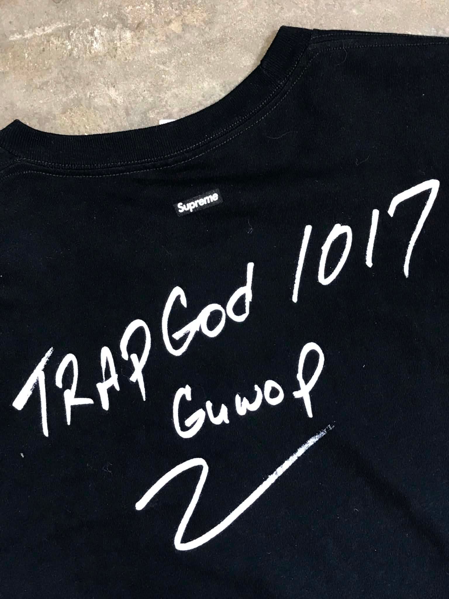  Supreme x Gucci Mane Tee (Black) (Used) 