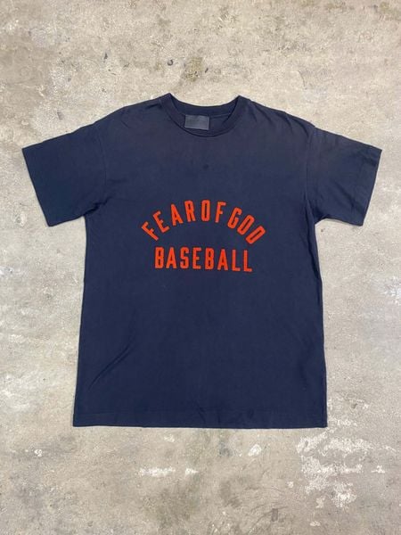  Fear Of God Baseball Tee (Black/Red) (Used) 