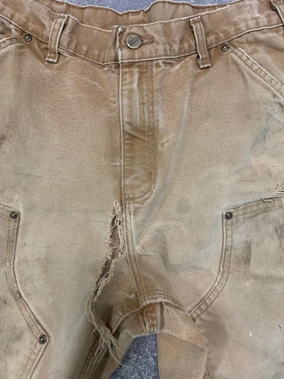  Carhartt B01 Double Knee (Beige) (Used) 