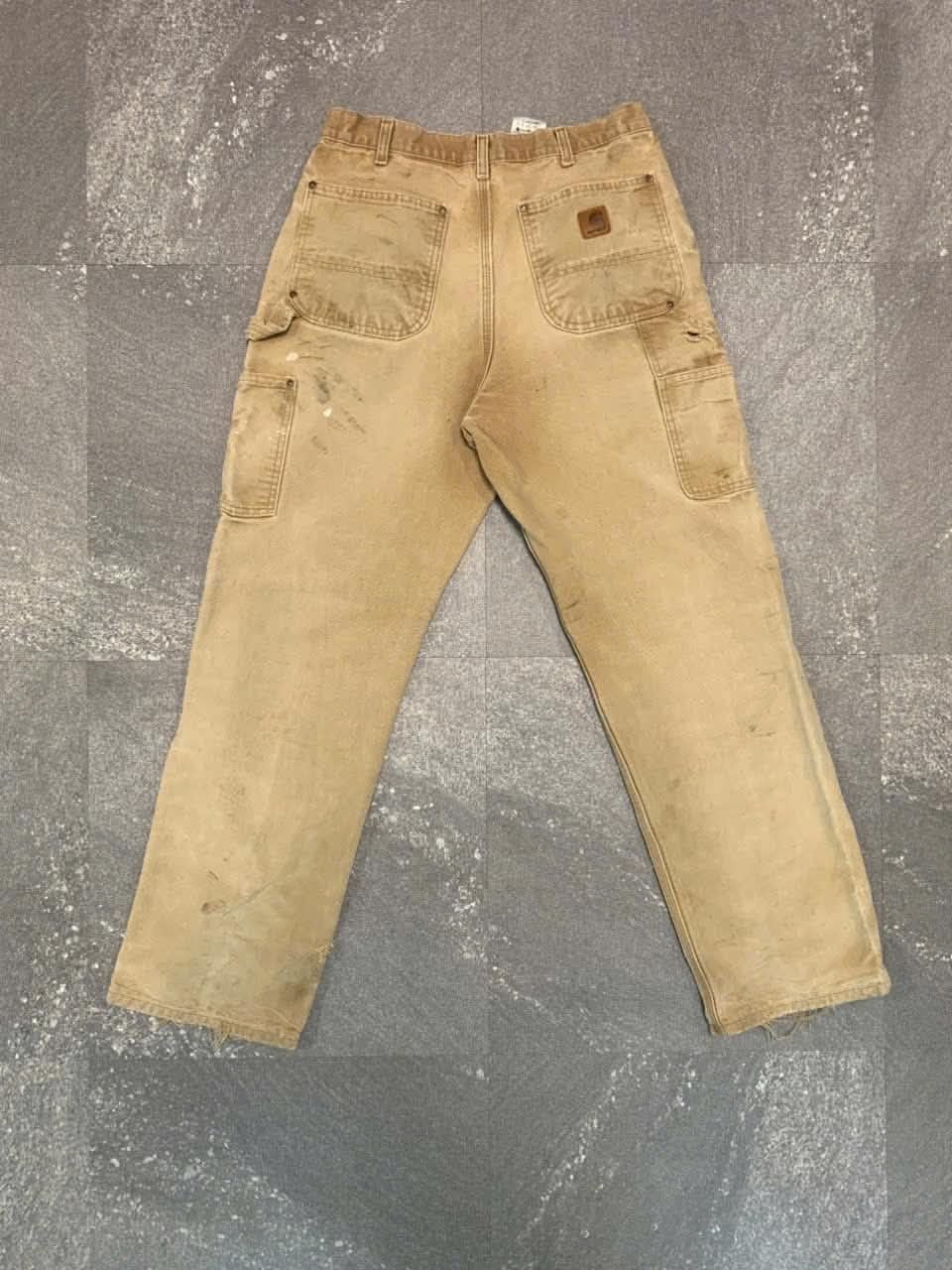  Carhartt B01 Double Knee (Beige) (Used) 