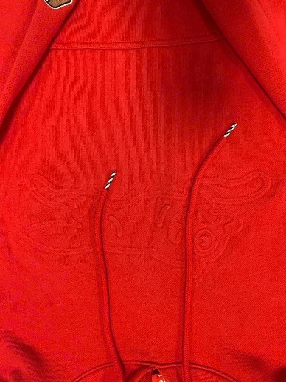  Hoodie Ice Cream Running Dog (Red) (Like New) 