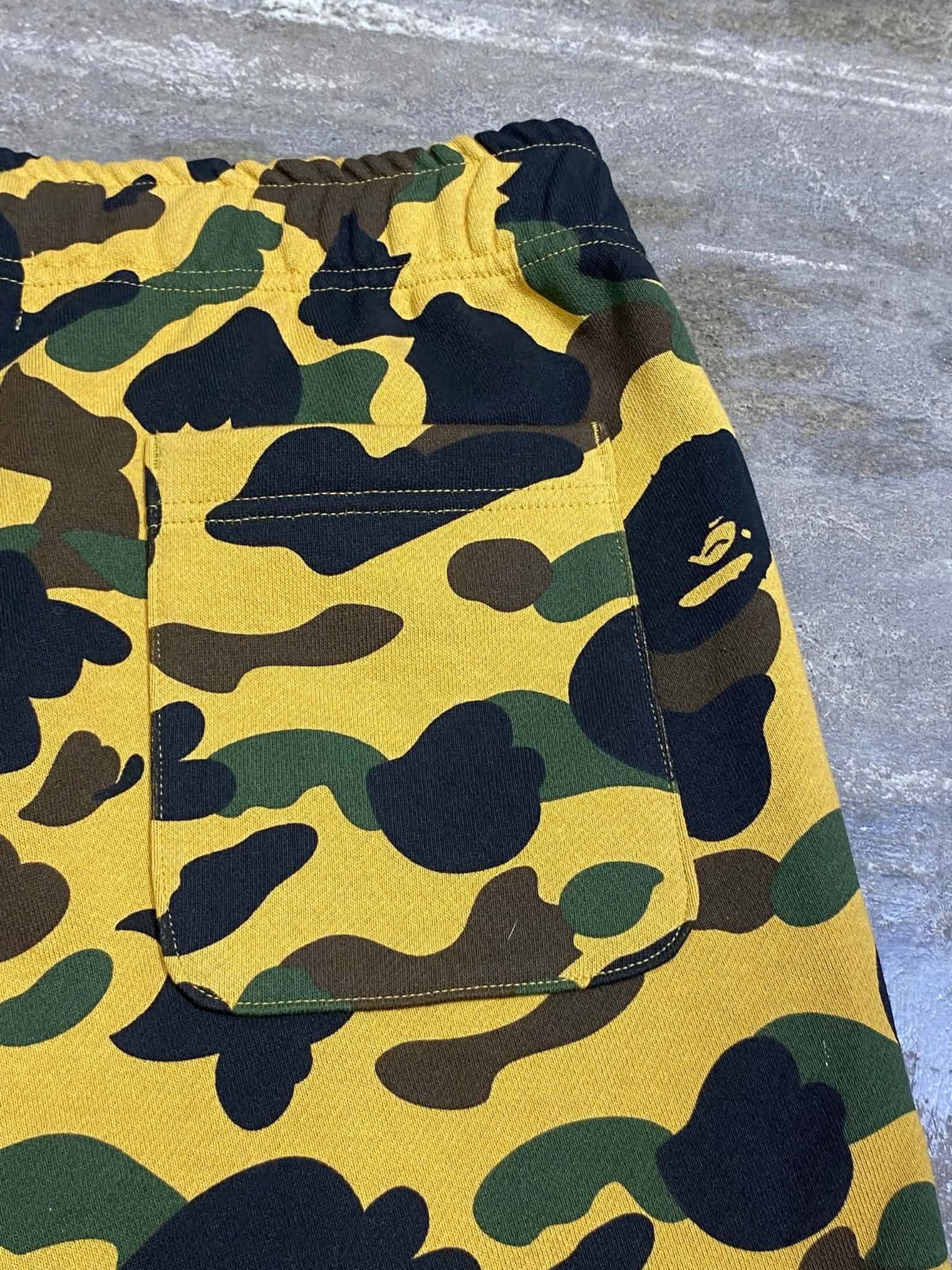  Bape Shorts 1st Camo (Yellow) (Used) 