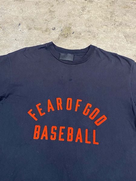  Fear Of God Baseball Tee (Black/Red) (Used) 