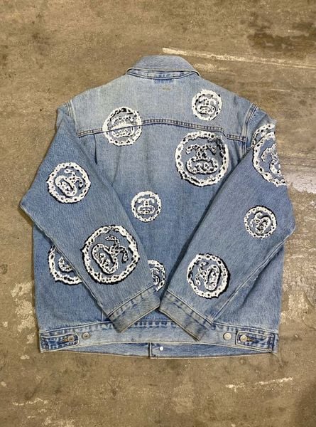  Denim Tears x Stussy x Levi's Jacket (Blue) (Used) 