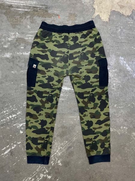  Bape Pants 1st Camo (Green) (Used) 