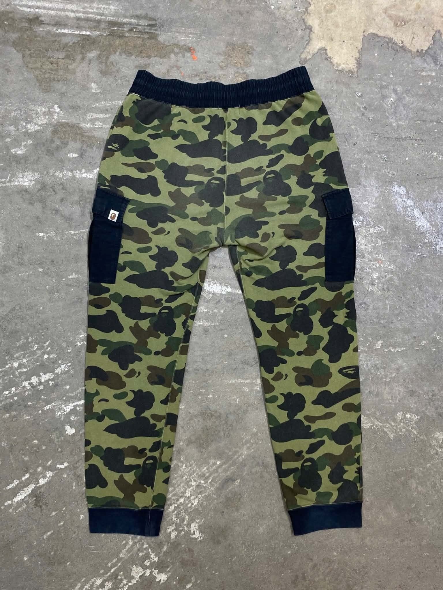  Bape Pants 1st Camo (Green) (Used) 