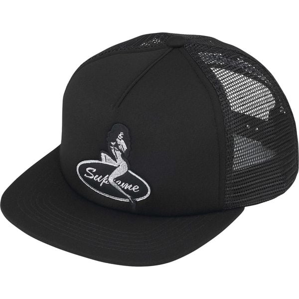  Supreme Snapback Metal Chino Girl 5 Panel (Black) 