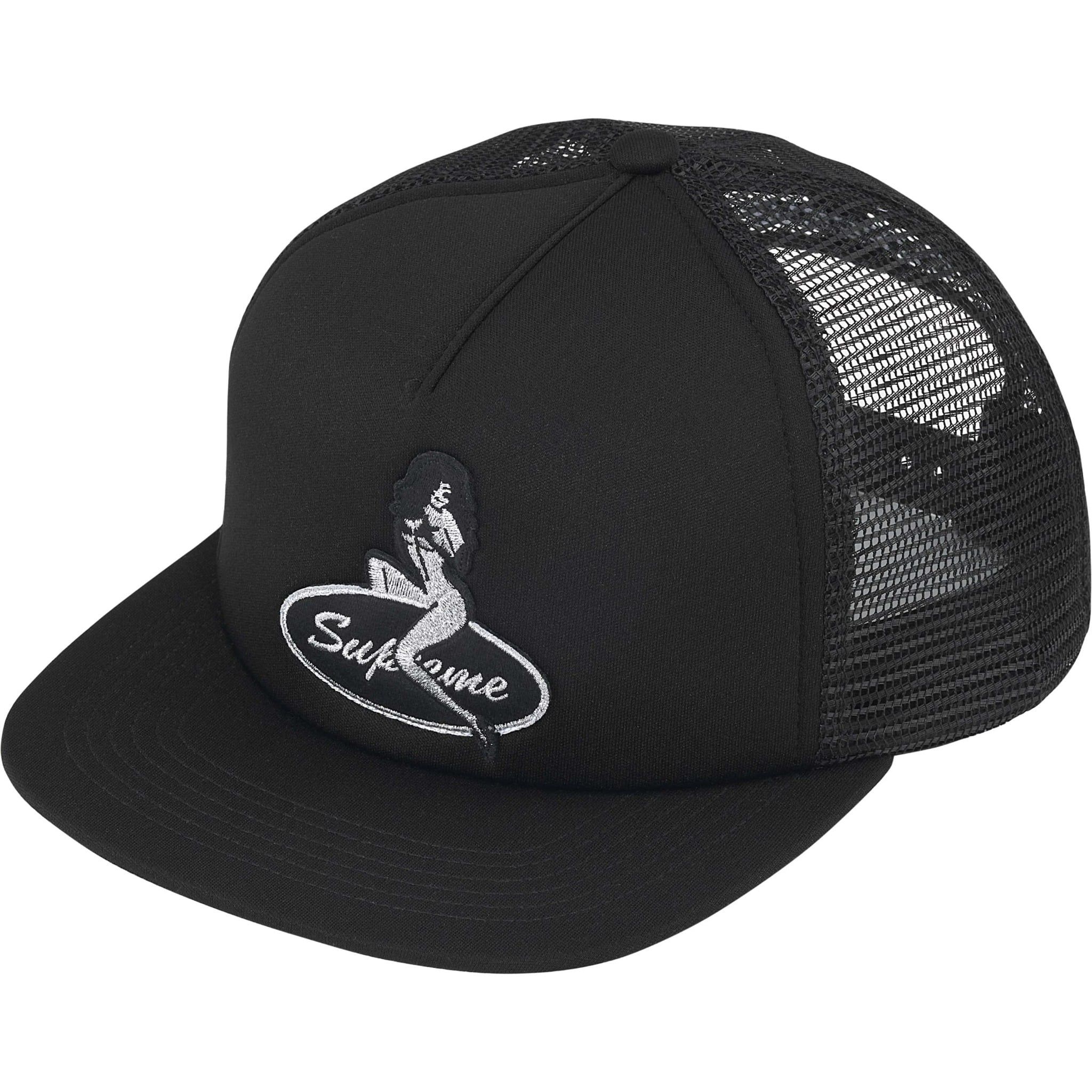  Supreme Snapback Metal Chino Girl 5 Panel (Black) 