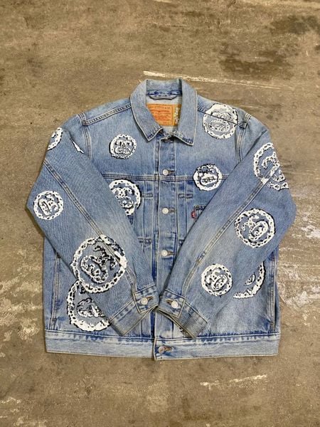  Denim Tears x Stussy x Levi's Jacket (Blue) (Used) 
