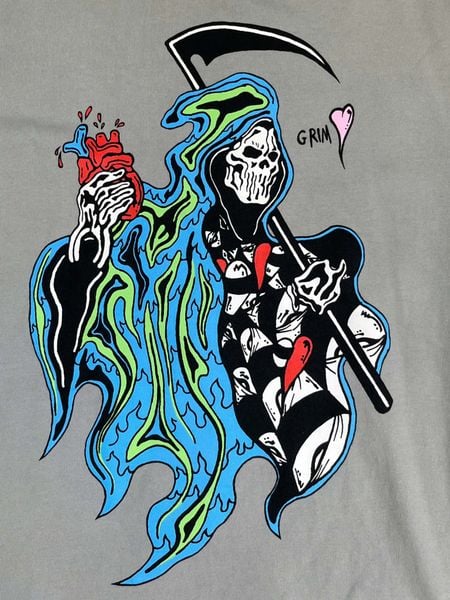 Warren Lotas Tee Reaper (Ash Grey) 
