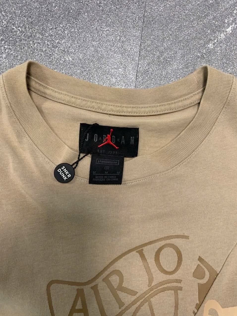  Travis Scott x Jordan Tee (Khaki) (Used) 