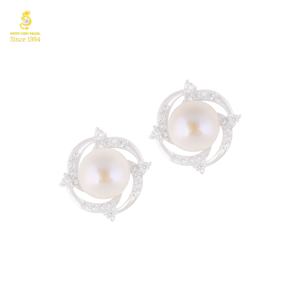  Bông tai ngọc trai Freshwater SCE009 