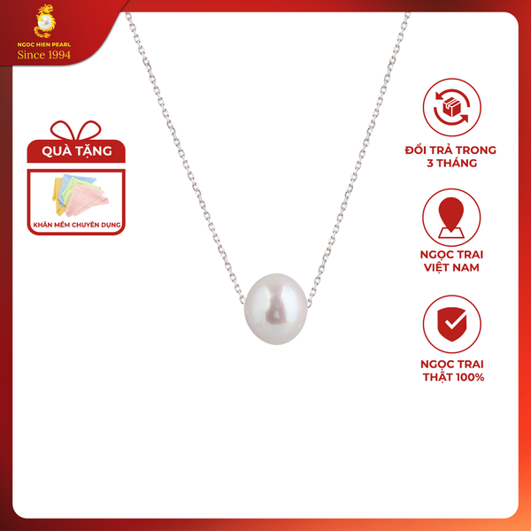  Dây chuyền bạc ngọc trai Freshwater SPC000 