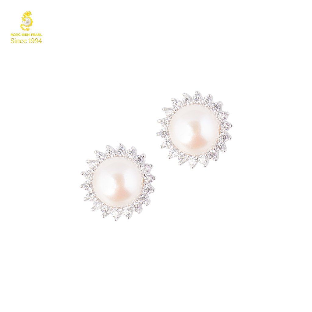  Bông tai ngọc trai Freshwater SCE105 