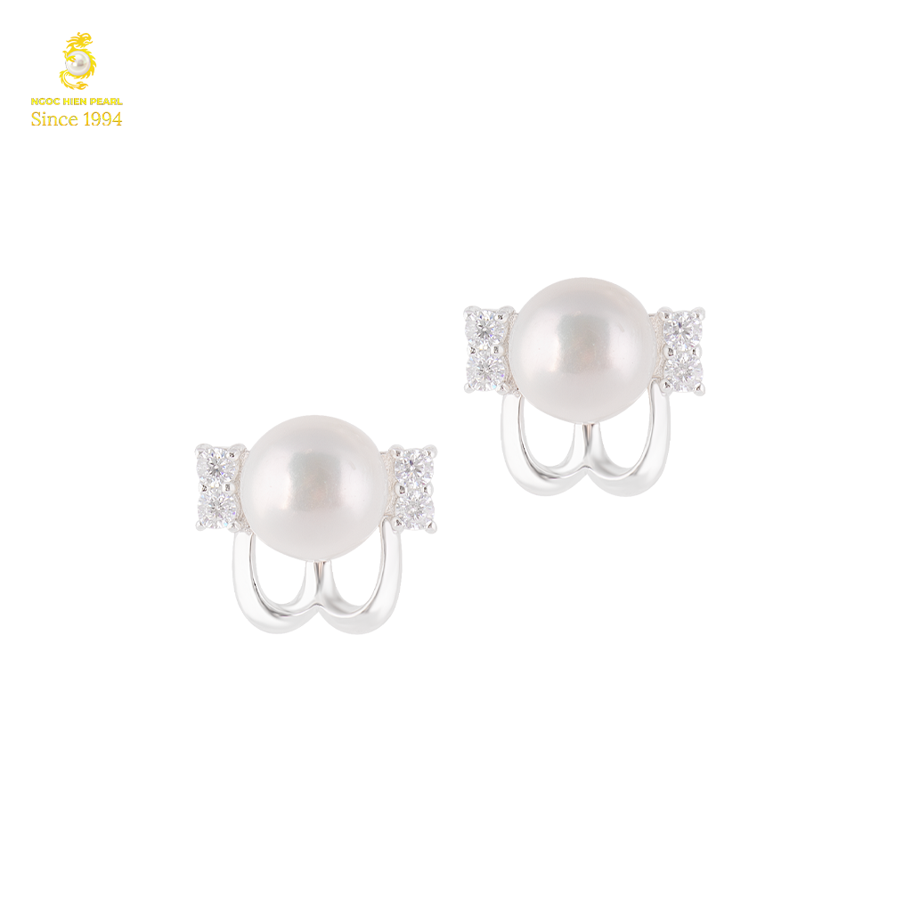  Bông tai ngọc trai Freshwater SCE021 