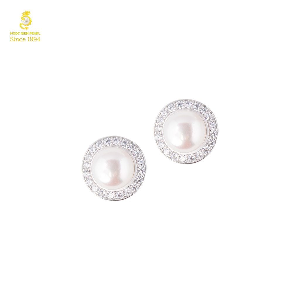  Bông tai ngọc trai Freshwater SCE140 