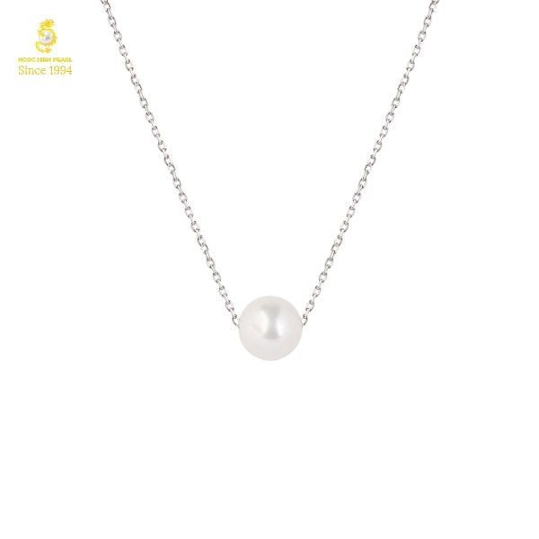  Dây chuyền bạc ngọc trai Freshwater SPC000 