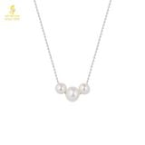  Dây chuyền bạc ngọc trai Freshwater SPC000 