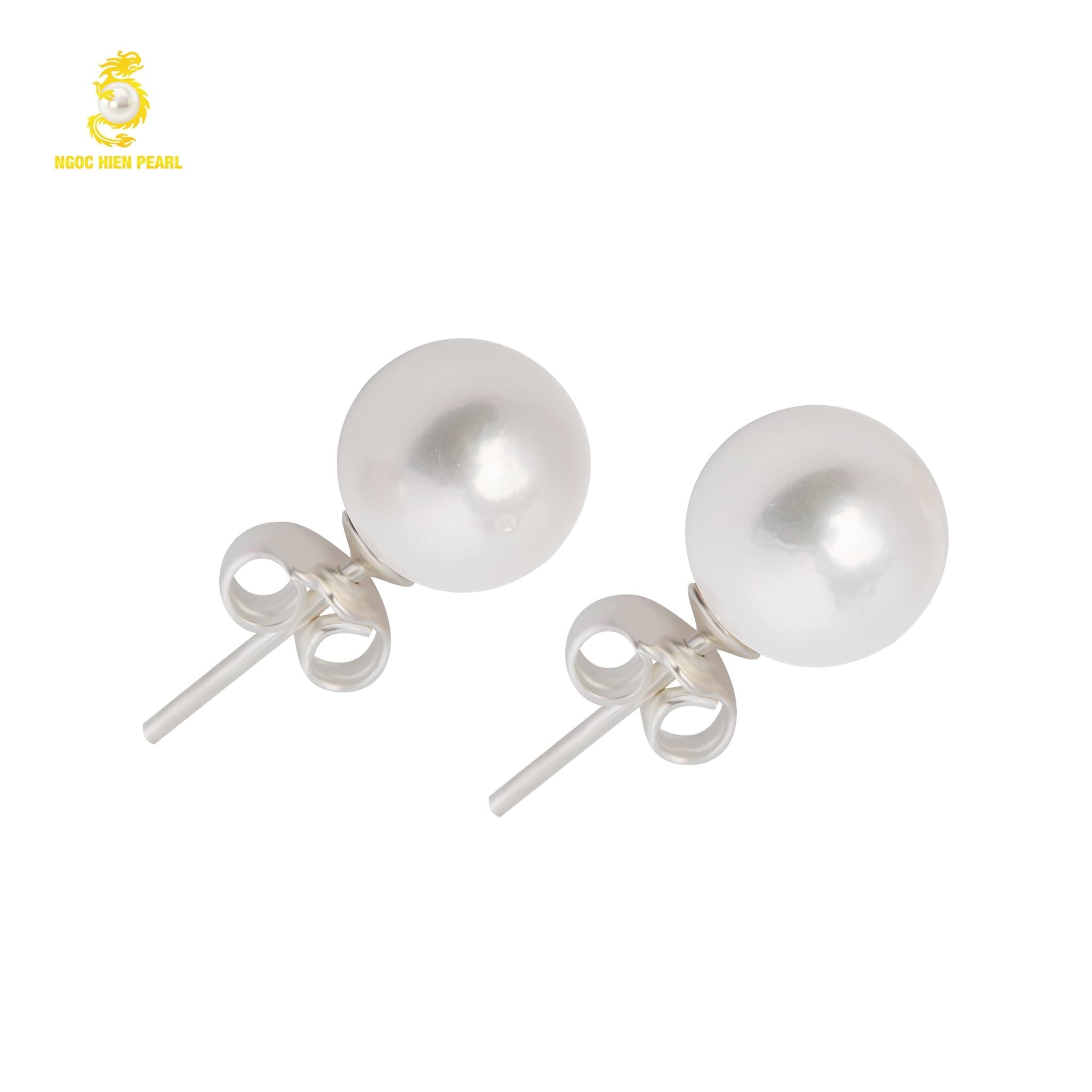 Bông tai ngọc trai Freshwater kết hợp bạc 925 SSE000002600 