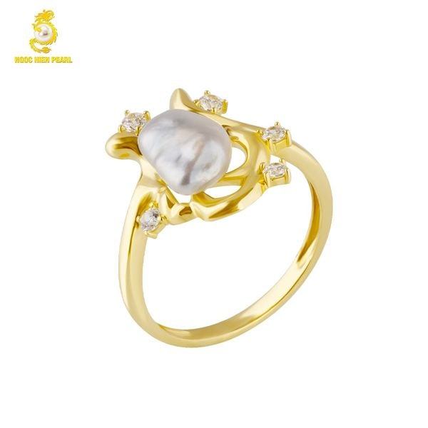  Nhẫn ngọc trai tự nhiên GRN032 