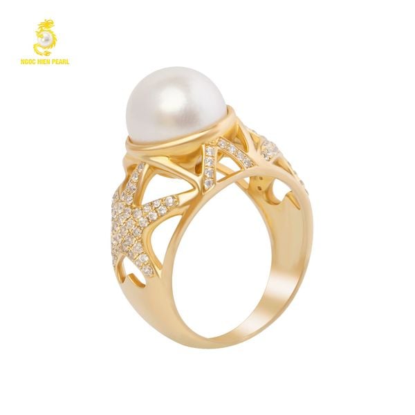  Nhẫn ngọc trai Maxima nam GR0M00 