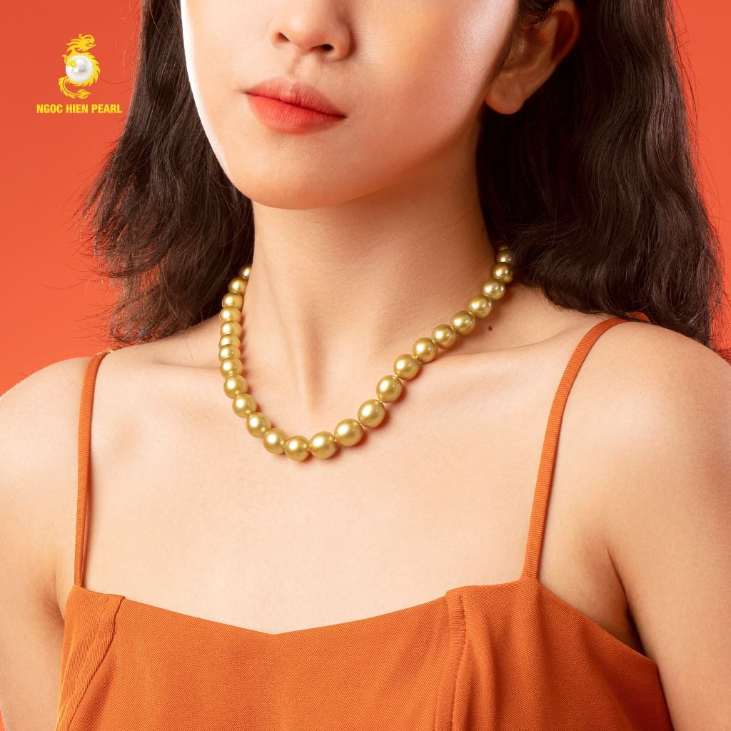  Chuỗi cổ ngọc trai Southsea 4A  NSSP02 