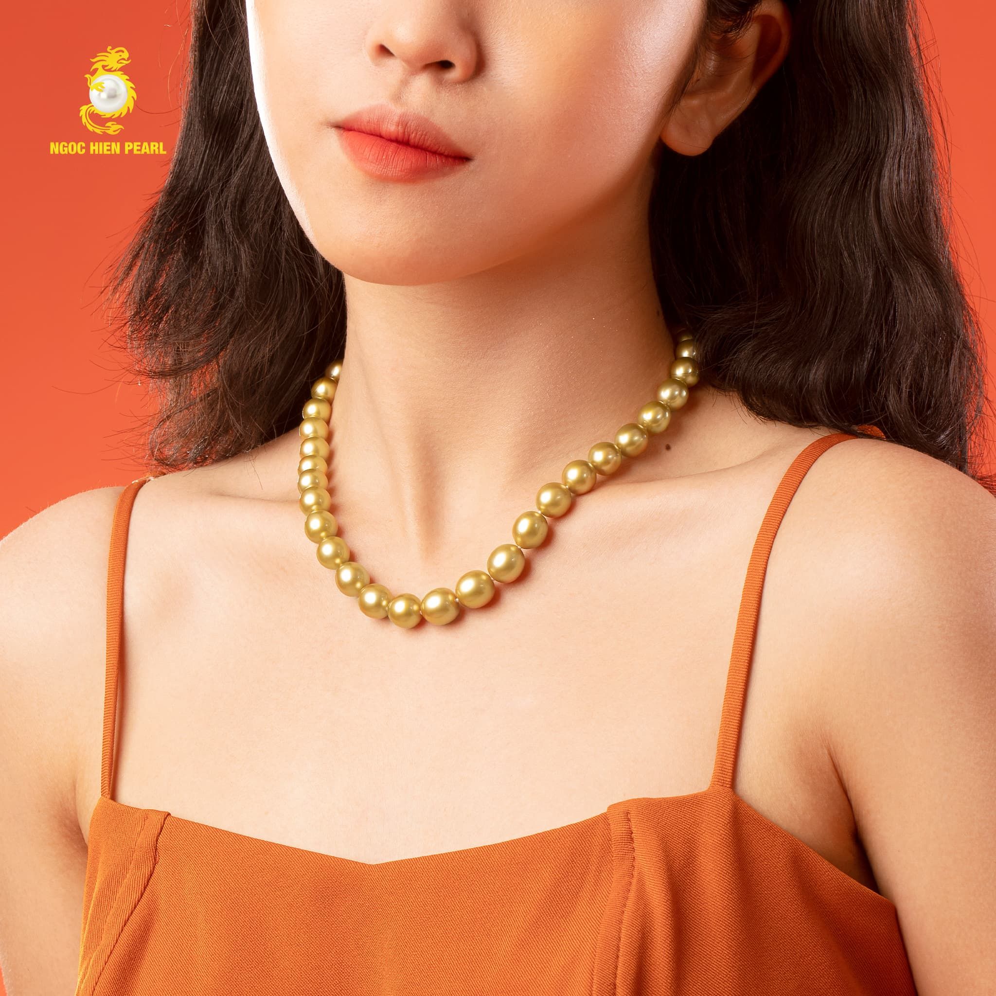  Chuỗi cổ ngọc trai Southsea 4A  NSSP02 