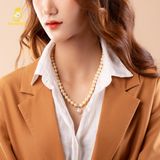  Chuỗi cổ ngọc trai Akoya 3A NGP402 