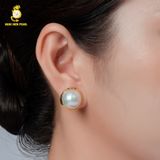  Bông tai ngọc trai Cấy Trên Vỏ GEP 