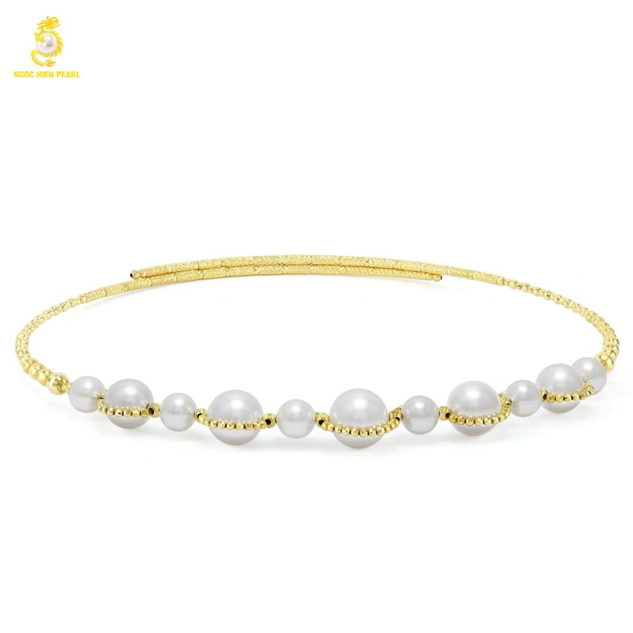  Kiềng ngọc trai thiết kế GDC034 