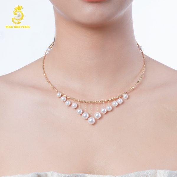  Kiềng ngọc trai thiết kế GDC171 