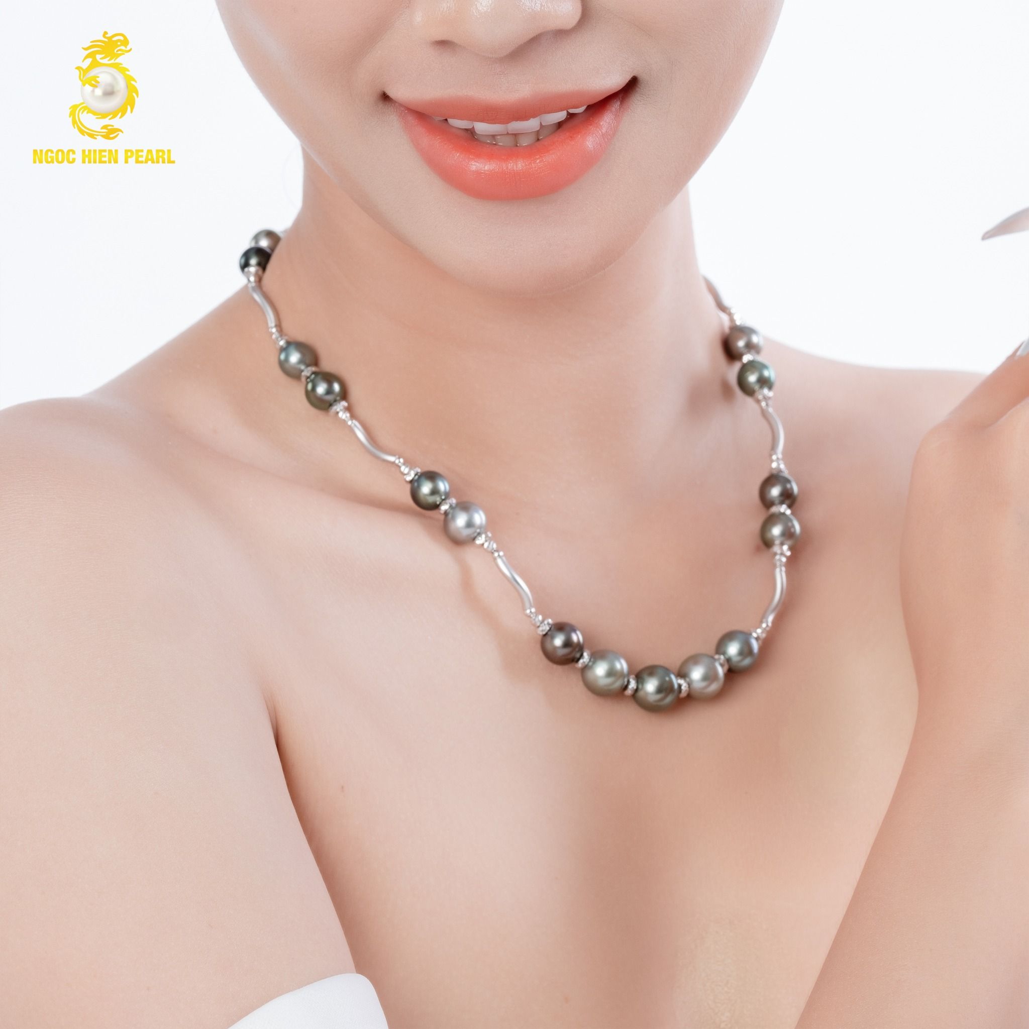  Kiềng ngọc trai thiết kế GDC175 