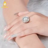  Nhẫn ngọc trai cấy trên vỏ GRP004 