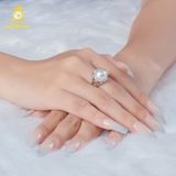  Nhẫn ngọc trai Cấy trên vỏ GRP007 