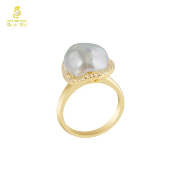  Nhẫn ngọc trai tự nhiên GRN053 
