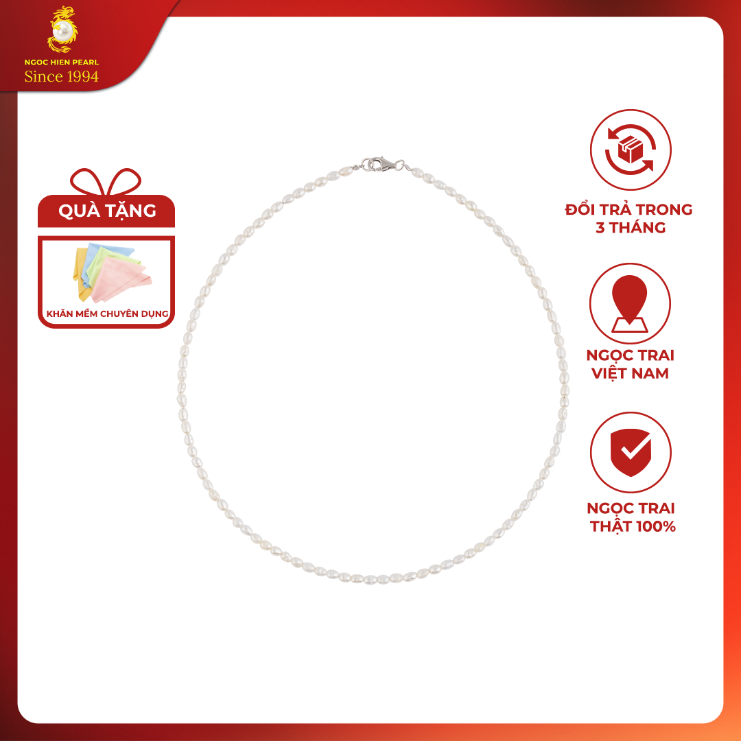  Chuỗi cổ ngọc trai Freshwater NS0028 