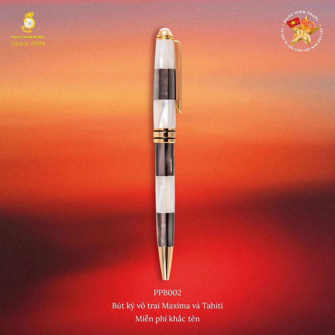  Bút vỏ trai Maxima - Tahiti mạ vàng PPB002 