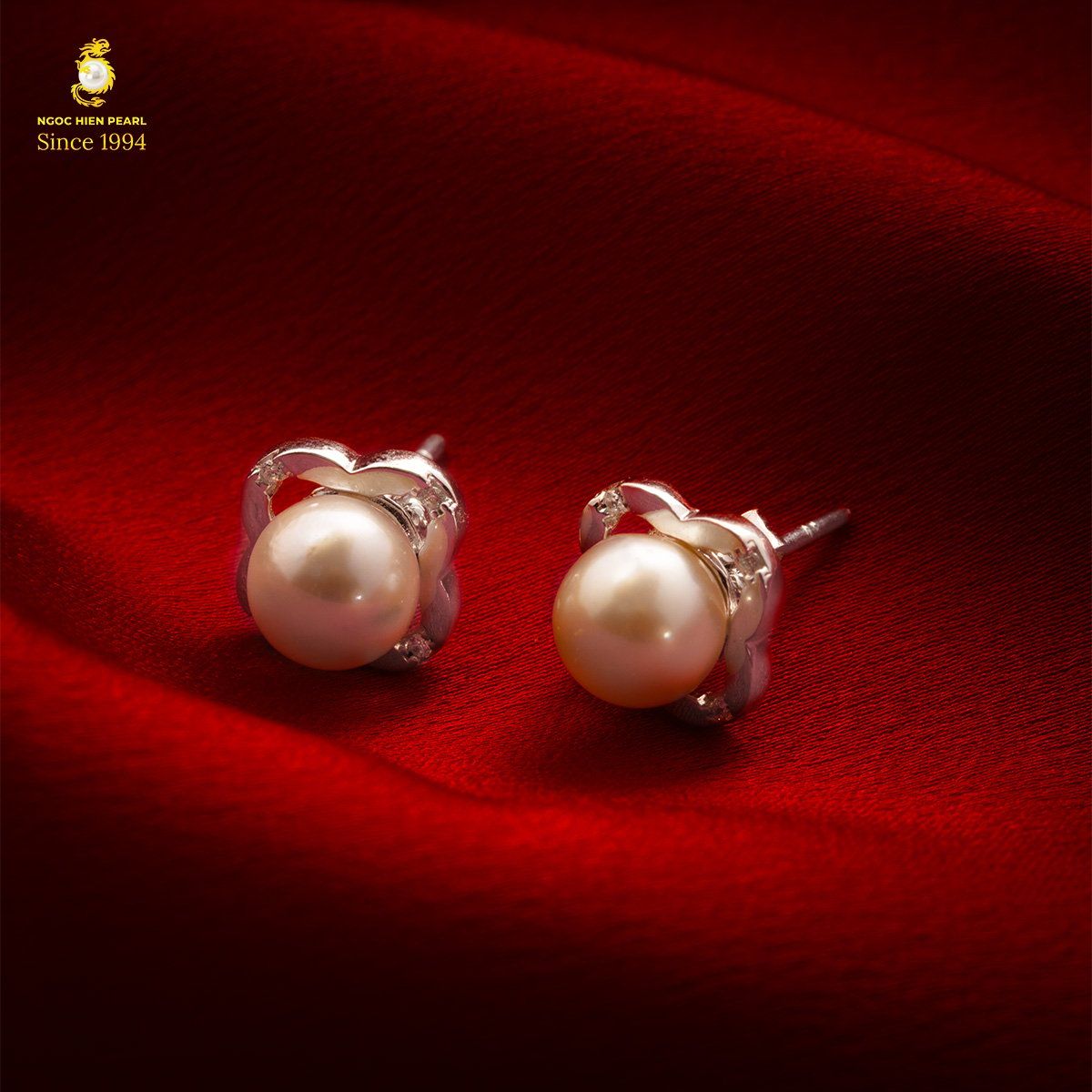  Hoa Tai Ngọc Trai Akoya 2A - SCE076 