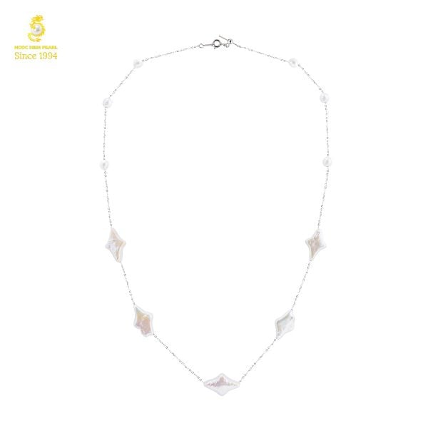  Dây chuyền ngọc trai Freshwater bạc 925 SDC055 