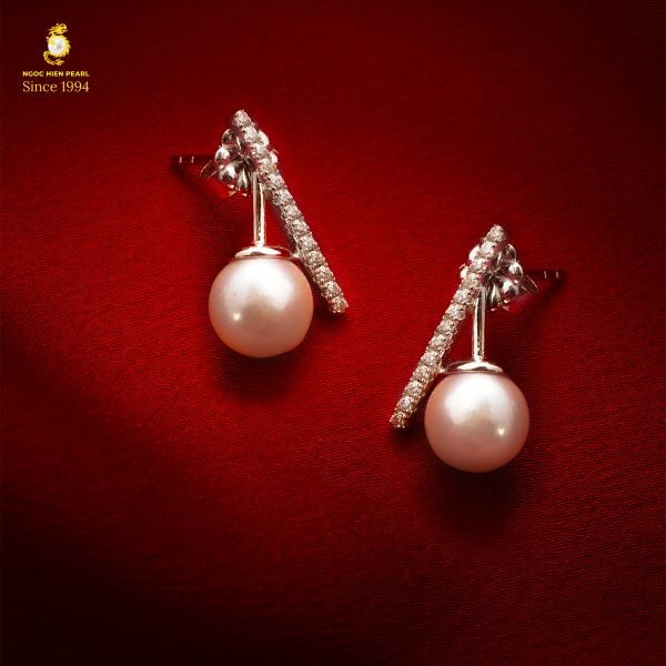  Bông Tai Ngọc Trai Akoya 2A - SDE020 