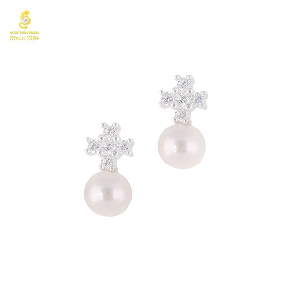  Bông tai ngọc trai Freshwater SDE043 