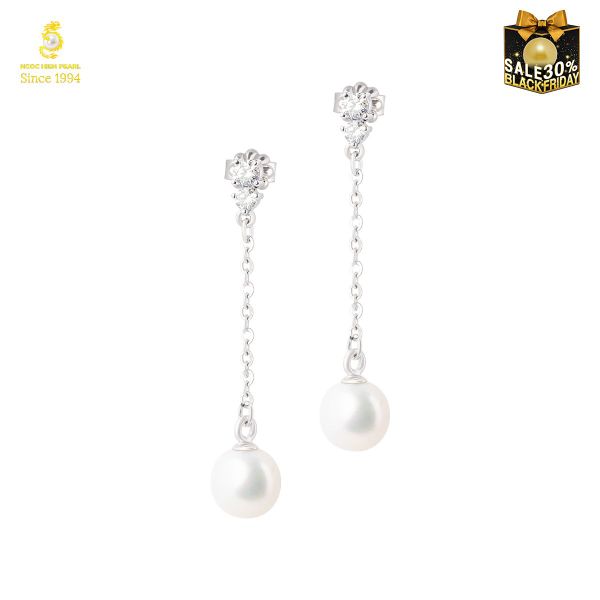  Bông Tai Ngọc Trai Freshwater SDE135 