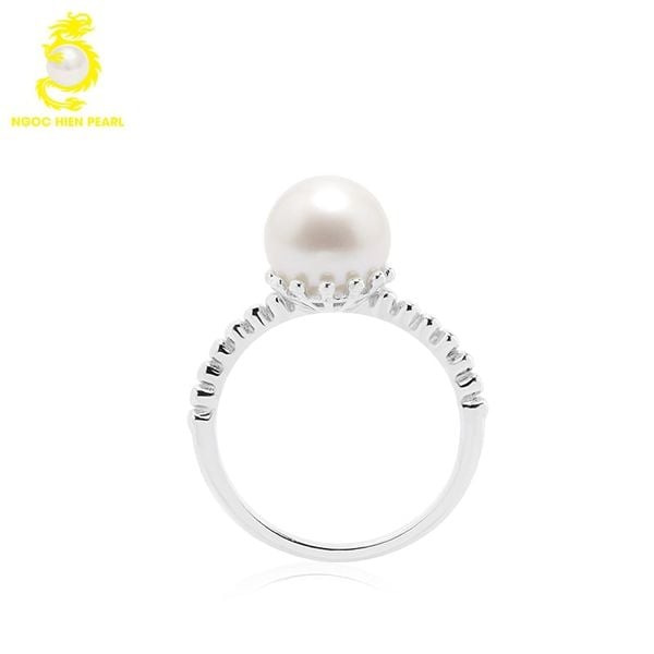  Nhẫn ngọc trai Freshwater kết hợp bạc 925 SR0032 