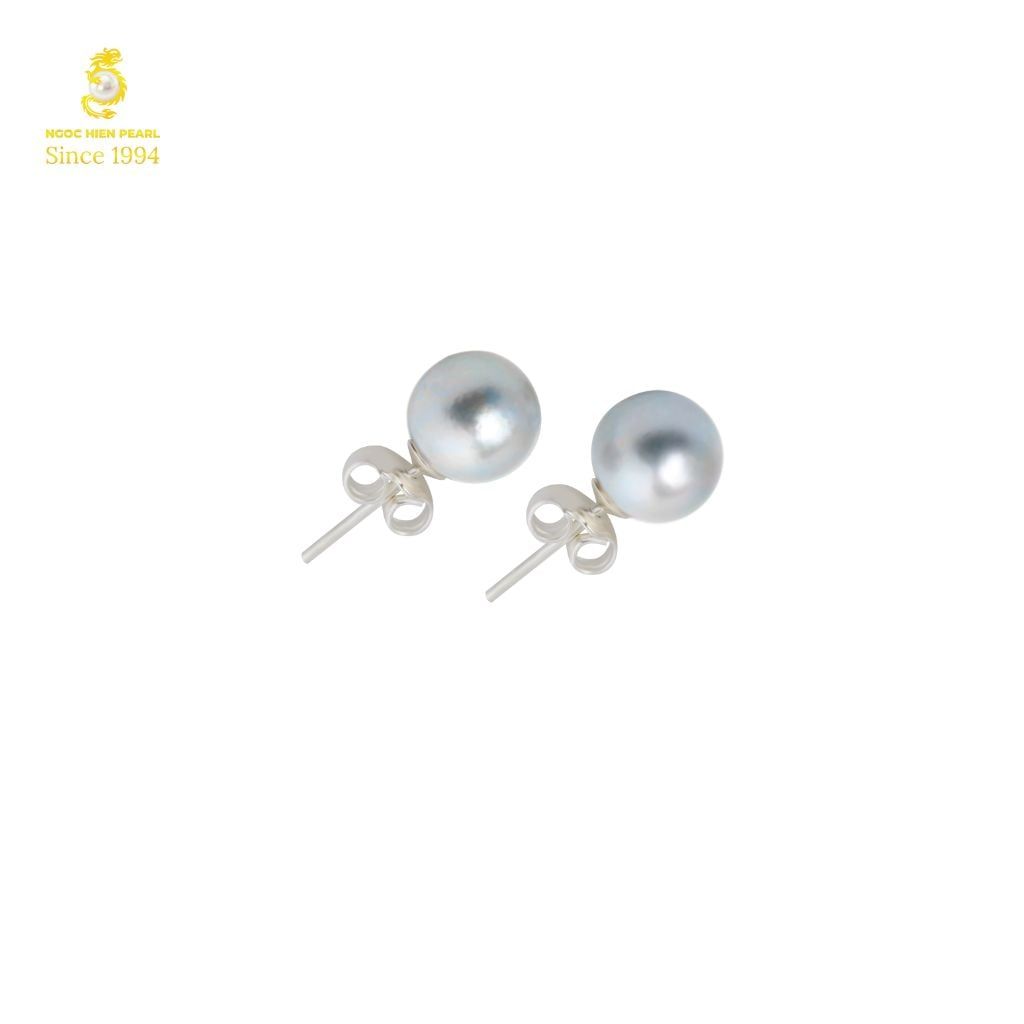  Bông tai ngọc trai Akoya kết hợp bạc 925 SSE000 