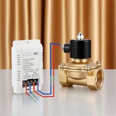 Bộ van tưới cây bơm nước tự động bằng wifi qua điện thoại van điện từ bật tắt từ xa không giới hạn khoảng cách