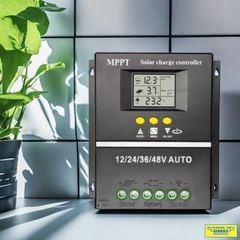Bộ điều khiển sạc năng lượng mặt trời 12V/24V/36V/48V, 60A, 80A, 100A PV MPPT