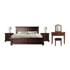 BỘ PHÒNG NGỦ HARPER MÀU NÂU 1.6